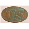 Image 2 : Authentic Civil War U.S. Belt Buckle & Button