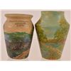 Image 2 : 2 Painted Tourist Pottery Jars