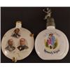 Image 2 : GAR & German Regimental Porcelain Whiskey Flasks