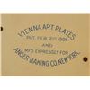 Image 13 : 4 Advertising Vienna Art Plates c.1905