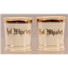 Image 1 : Two Late 1800-1900s Gold Rimmed Saloon Mugs