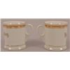 Image 2 : Two Late 1800-1900s Gold Rimmed Saloon Mugs