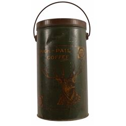 Buck Pail Coffee Tin