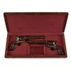 Image 1 : 2 Cased Colt Model 1873 SAA Pistols .44-40 & .38