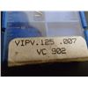 Image 3 : New Valenite VIPV.125 .007 Carbide Inserts, 3 Total