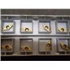 Image 2 : New Iscar AOMT 060204-45DT Carbide Inserts, 8 Total