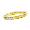 Image 3 : 14K Yellow Gold 0.18ctw Brilliant Round Diamond Ring