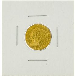 1915 $2 1/2 Indian Head Quarter Eagle Gold Coin