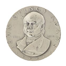1972 John Quincy Adams Medallic Art Co N.Y. 2.06 oz .999 Fine Silver Medal