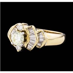 14KT Yellow Gold 1.13ctw Diamond Ring