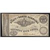 Image 1 : 1863 The State of North Carolina Seventy Five Cents Fractional Note