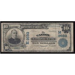 1902 $10 The Canton National Bank of Illinois National Currency Note