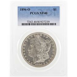 1896-O $1 Morgan Silver Dollar Coin PCGS XF40