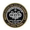 Image 1 : .999 Silver Las Vegas Club $10 Casino Gaming Token Limited Edition