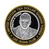 Image 2 : .999 Silver Las Vegas Club $10 Casino Gaming Token Limited Edition