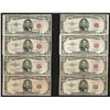 Image 1 : Lot of (8) 1953A $5 Legal Tender Notes
