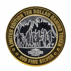 .999 Fine Silver Tropicana Las Vegas $10 Casino Limted Edition Gaming Token