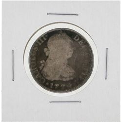 1774 Mexico 2 Reales Silver Coin