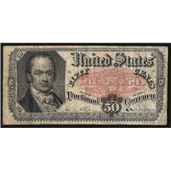 1875 Fifty Cents Fifth Issue Fractional Note