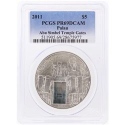 2011 $5 Republic of Palau Silver Coin PCGS PR69DCAM