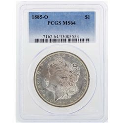 1885-O $1 Morgan Silver Dollar Coin PCGS MS63