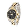 Image 2 : Mens Two Tone Rolex Datejust Wristwatch with Black Dial