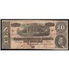 Image 1 : 1864 $10 The Confederate States of America Note