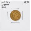 Image 1 : 1873 $2 1/2 Liberty Head Quarter Eagle Gold Coin