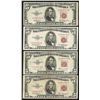Image 1 : Lot of (4) 1953/A/B/C $5 Legal Tender Notes