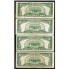 Image 2 : Lot of (4) 1953/A/B/C $5 Legal Tender Notes