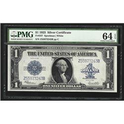 1923 $1 Silver Certificate Bank Note PMG 64EPQ