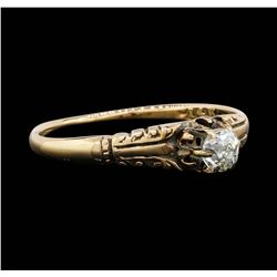 14KT Rose Gold 0.16ct Diamond Ring