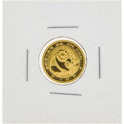 1988 1/10 oz China Panda Gold Coin