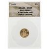 Image 1 : 2009 $5 American Gold Eagle Coin ANACS MS69