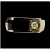 Image 2 : 14KT Yellow Gold 0.29ctw Mens Diamond Ring