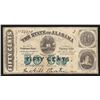 Image 1 : 1863 The State of Alabama Fifty Cents Fractional Note