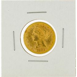 1882 $5 Liberty Head Half Eagle Gold Coin