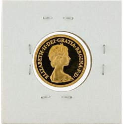 1984 Great Britain Sovereign Proof Gold Coin