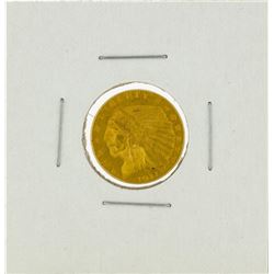 1911 $2 1/2 Indian Head Quarter Eagle Gold Coin