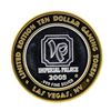 Image 2 : .999 Silver Imperial Palace Hotel & Casino Nevada $10 Gaming Token Limited Editi
