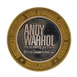 .999 Silver Bellagio Las Vegas, NV $10 Casino Limited Edition Gaming Token