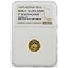 Image 1 : 1987P $15 Australian Nugget Gold Coin NGC PF70 Ultra Cameo