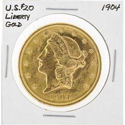 1904 $20 Liberty Head Double Eagle Gold Coin