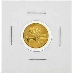 1982 1/10 oz China Gold Panda Coin