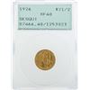 Image 1 : 1926 $2 1/2 Sesquicentennial Gold Coin PCGS XF40