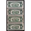 Image 2 : Lot of (4) 1953/A/B/C $2 Legal Tender Notes