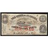 Image 1 : 1863 Twenty-Five Cents The State of Alabama Obsolete Note