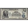 Image 1 : 1902 $20 First National Bank at Pittsburgh Currency Note