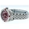 Image 9 : Rolex Ladies Stainless Steel Ruby and Diamond Datejust Wristwatch