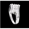 Image 4 : 14KT White Gold 0.43ctw Diamond Ring